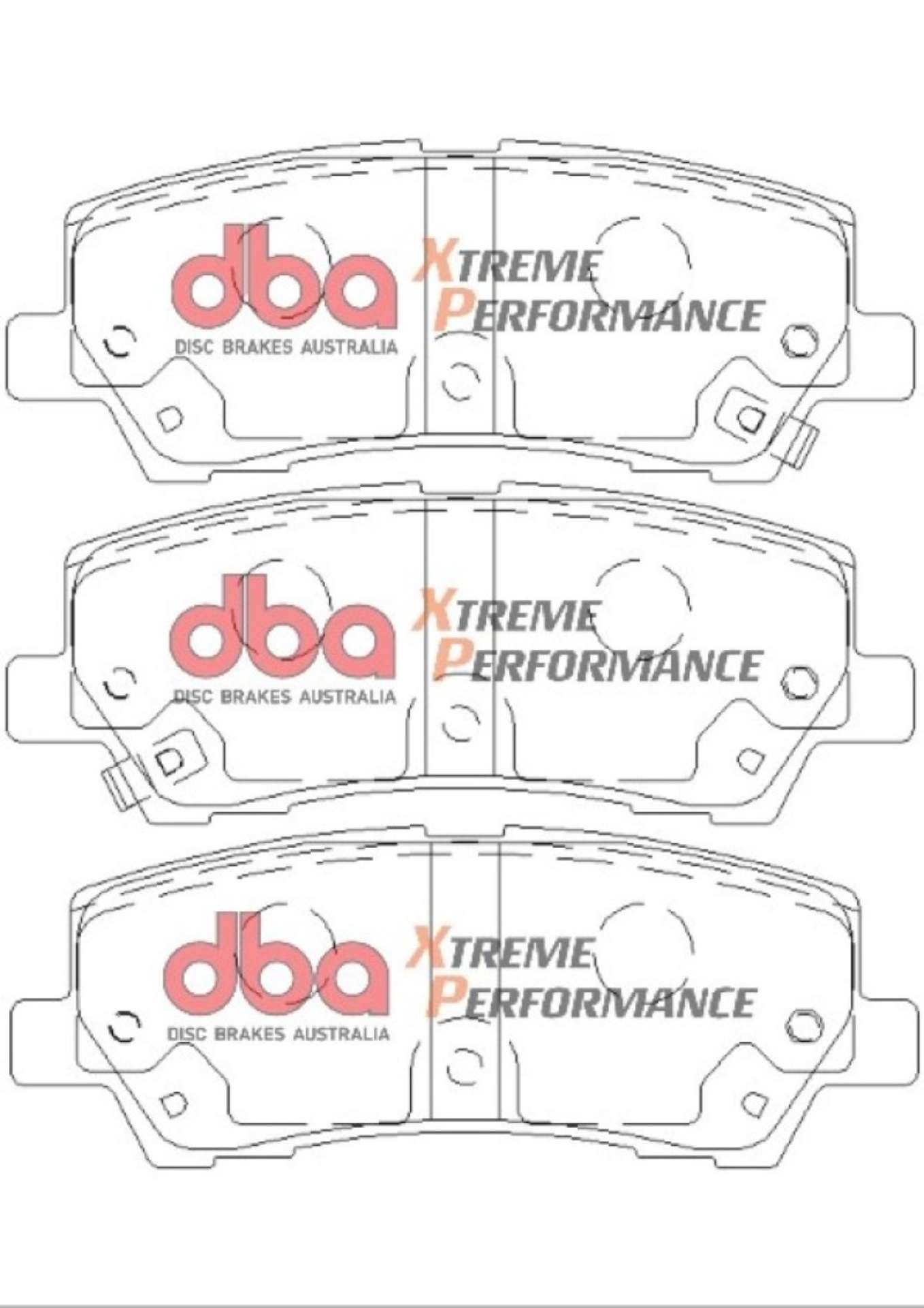 Picture of DBA 15-17 Ford Mustang GT V8 w-Brembo Brakes XP650 Rear Brake Pads