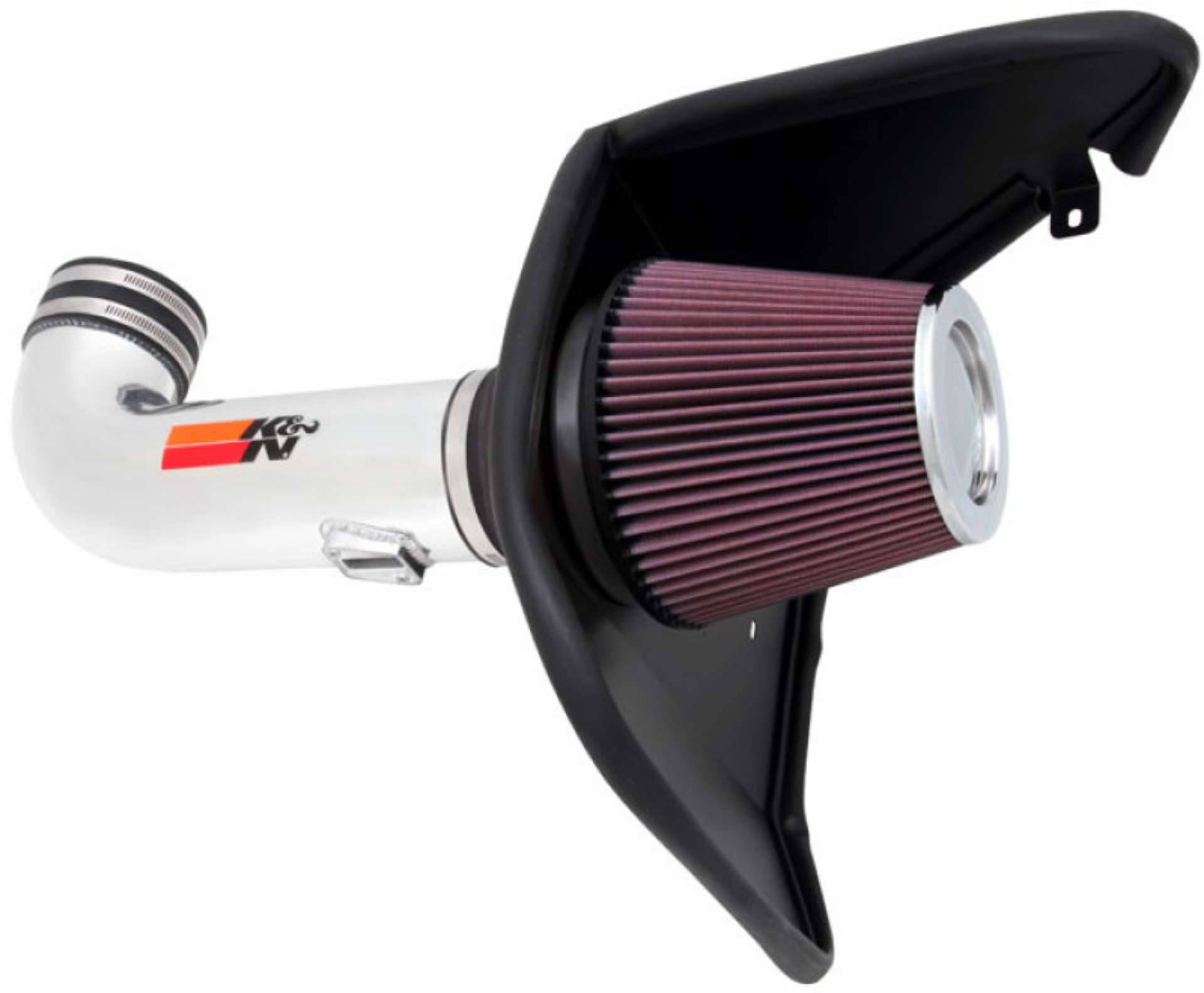 Picture of K&N 10 Camaro 6-2L V8 Polished Typhoon Short Ram Intake