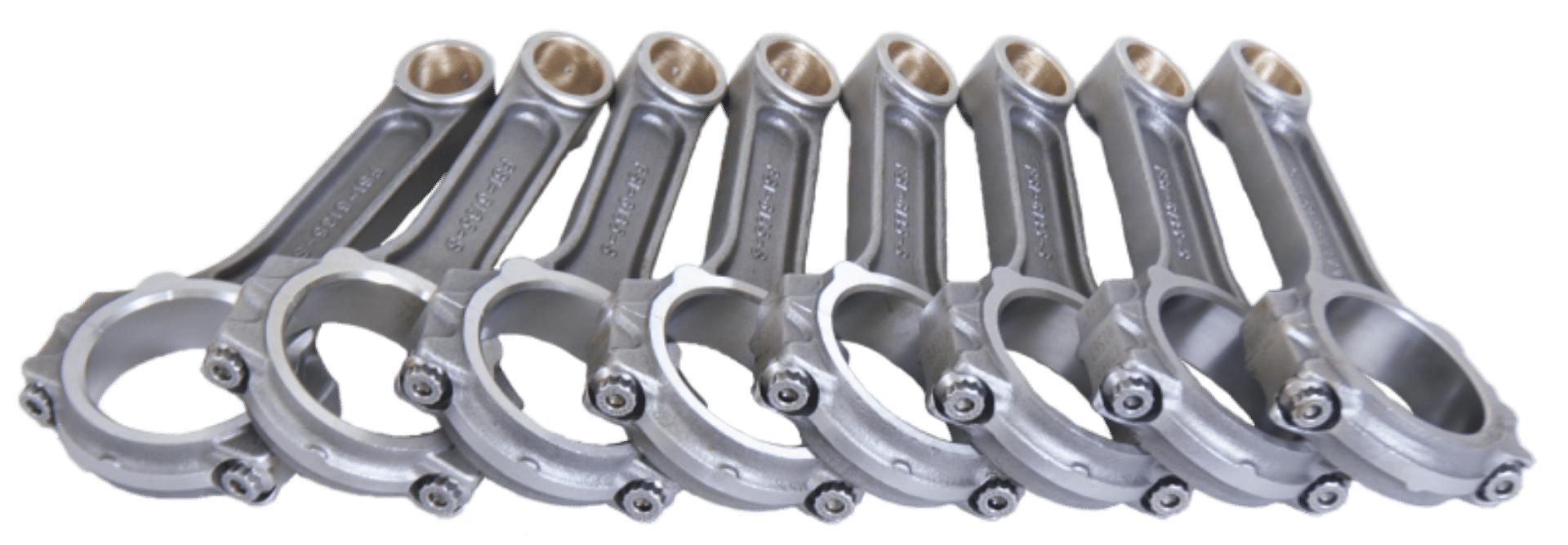 Picture of Eagle Chevrolet Big Block 4340 I-Beam Connecting Rod 6-135in w- 7-16in ARP 8740 Set of 8