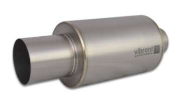 Picture of Vibrant Titanium Muffler w-Straight Cut Natural Tip 3in- Inlet - 3in- Outlet