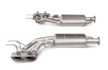 Picture of Akrapovic 15-17 Mercedes Benz G63 AMG W463 Evolution Line Cat Back Titanium w- Titanium Tips