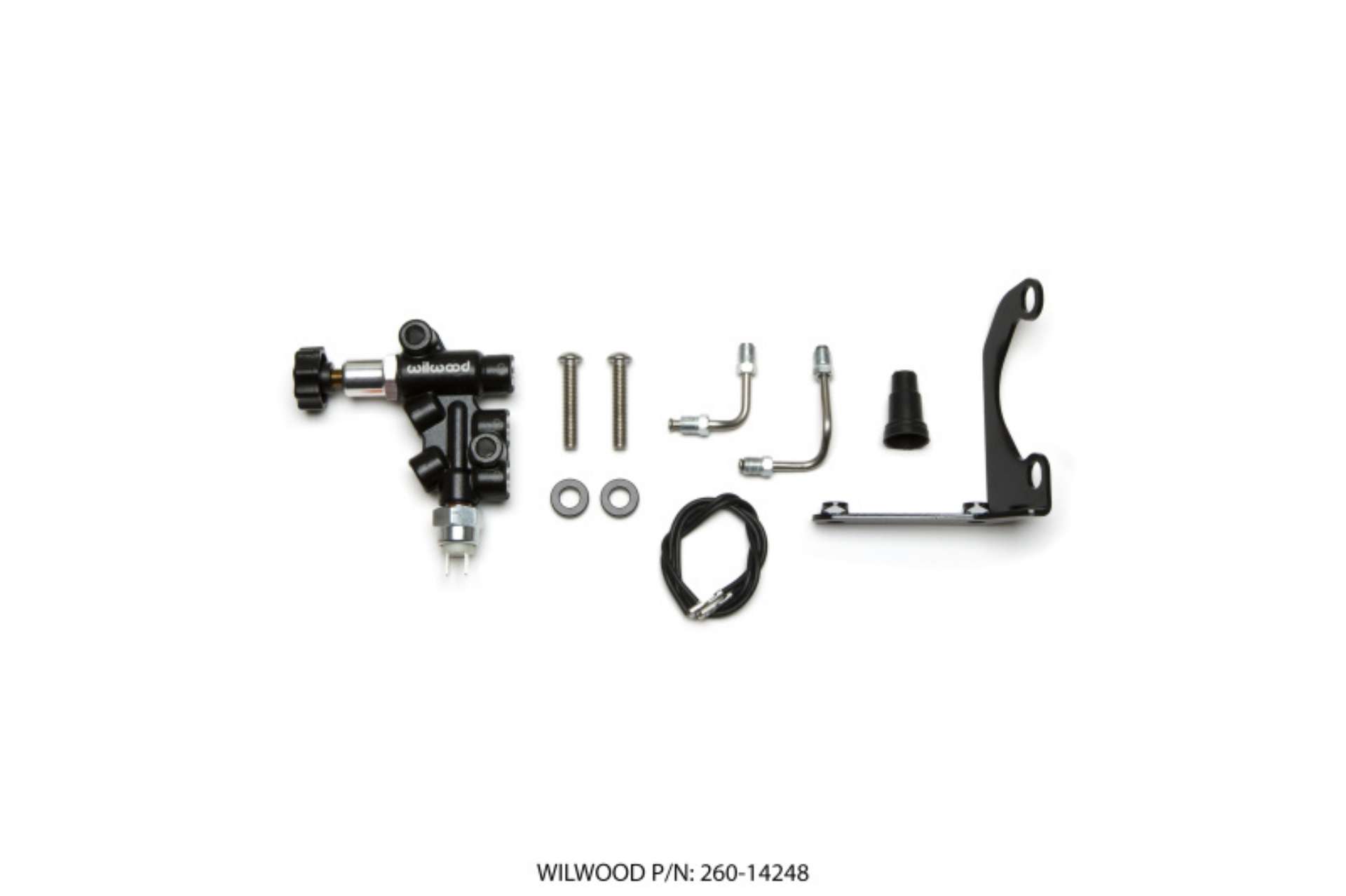 Picture of Wilwood Tandem Remote Master Cylinder Mounting Bracket L-H Kit w- Prop Valve