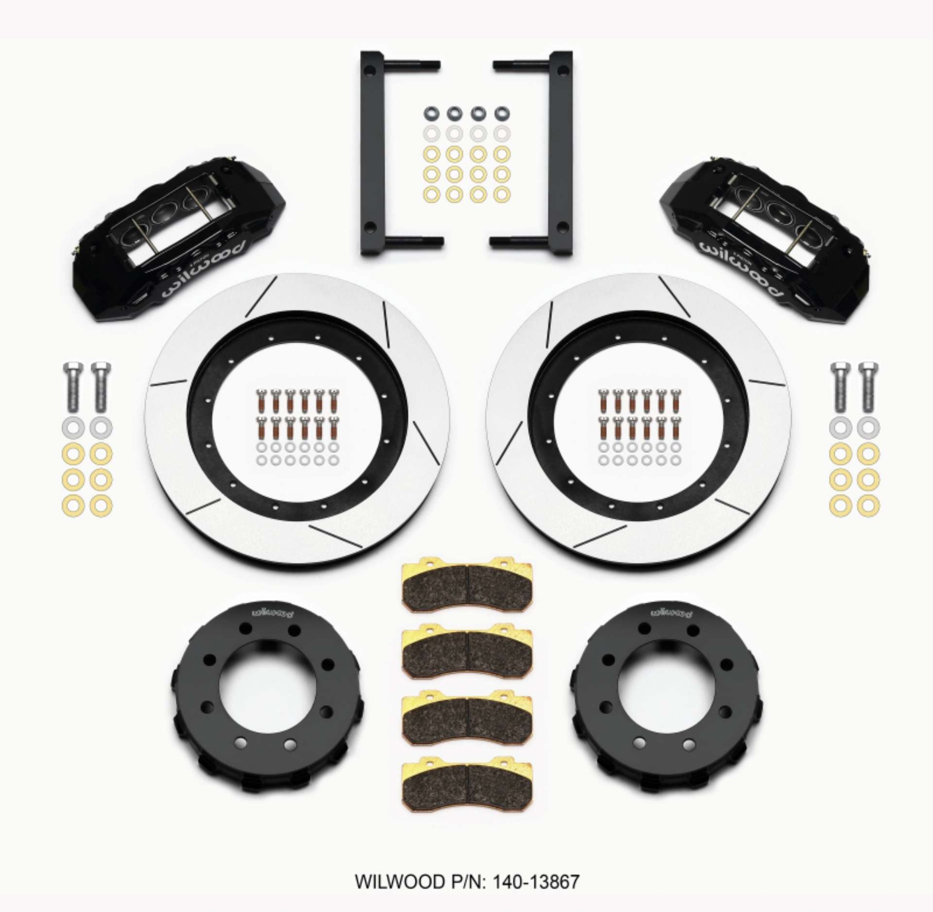 Picture of Wilwood TX6R Front Kit 16-00in Black 2005-2012 Ford F250-F350 4WD