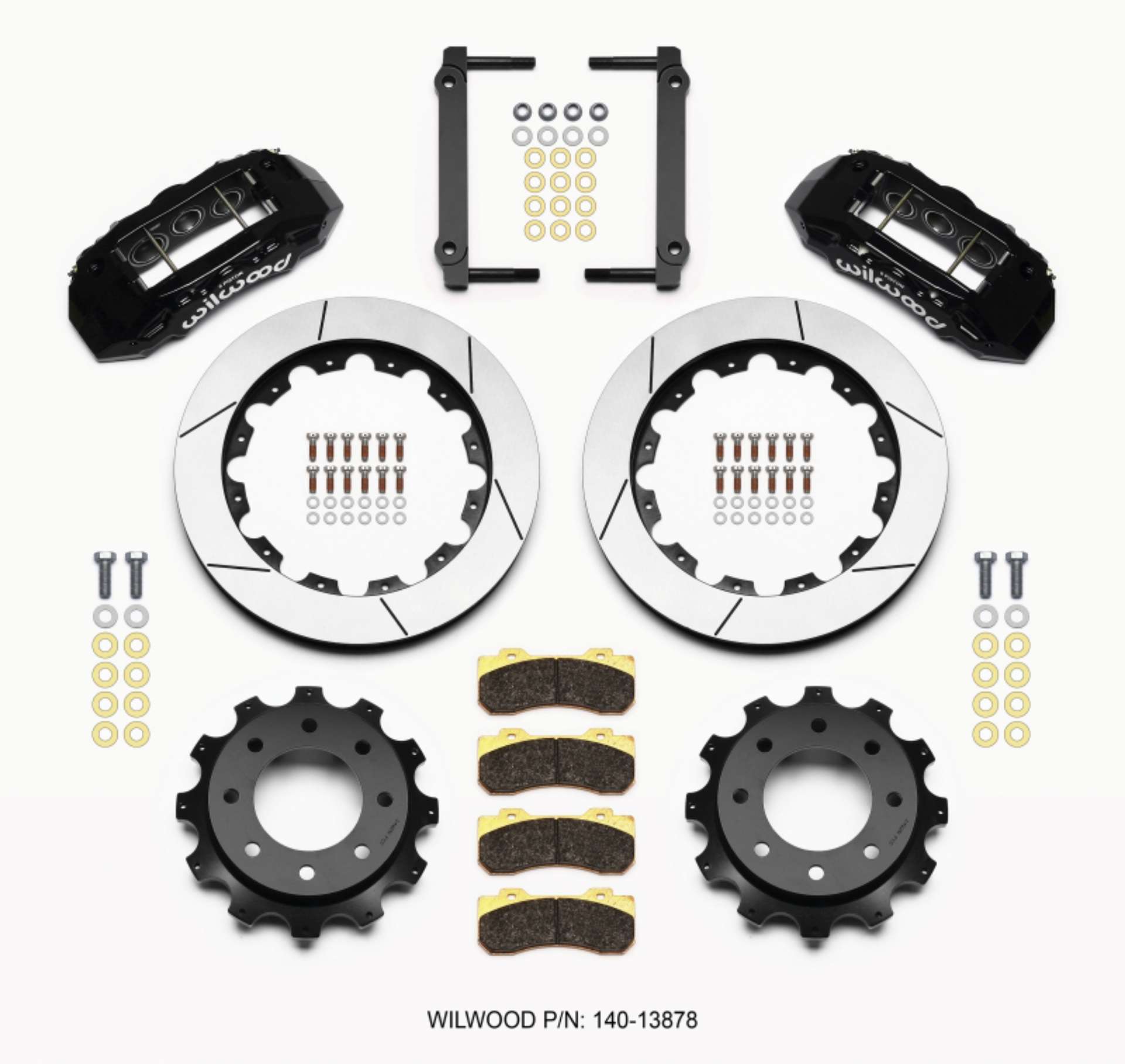 Picture of Wilwood TX6R Rear Kit 16-00in Black 1999-2010 GM H2 - 2500 4-63 Cntr