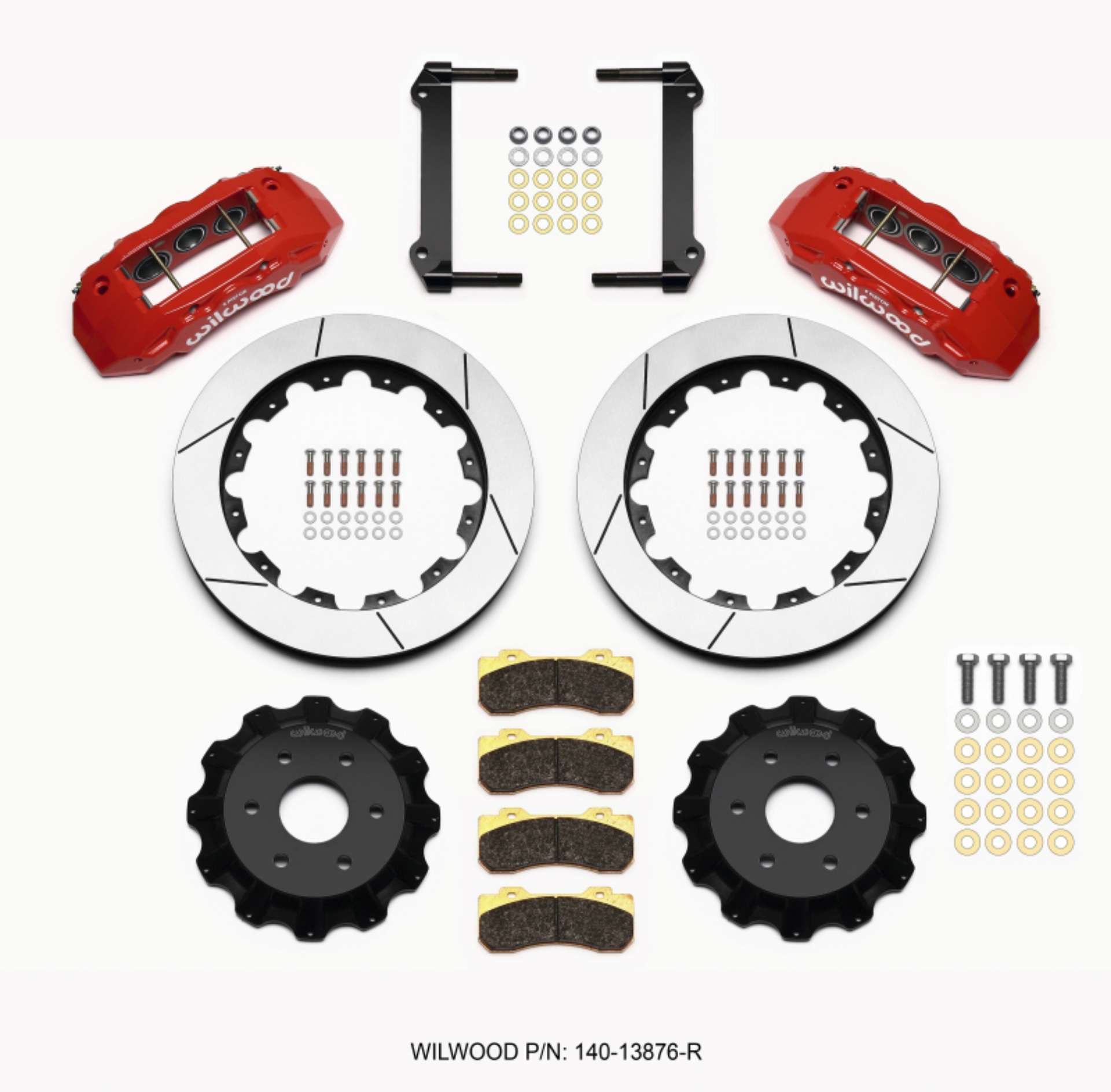 Picture of Wilwood TX6R Front Kit 16-00in Red 1999-2014 GM Truck-SUV 1500