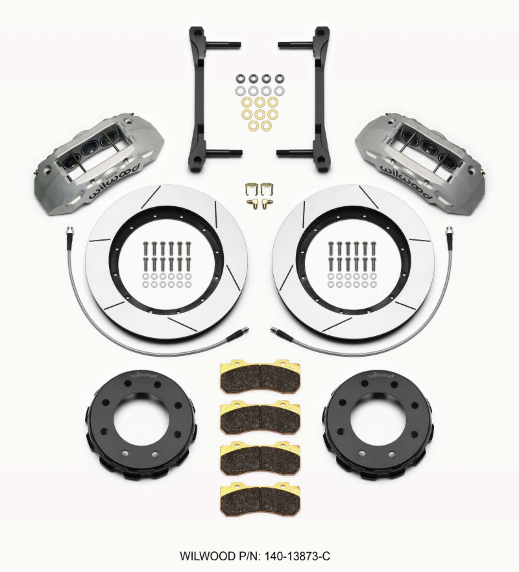 Picture of Wilwood TX6R Front Kit 15-00in Clear Ano 2011-2015 GM Truck-SUV 2500