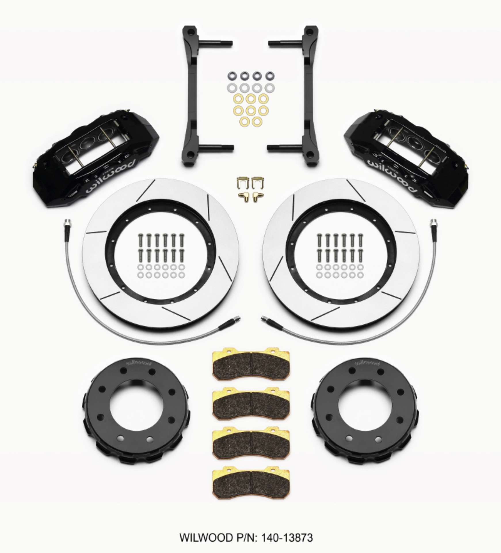 Picture of Wilwood TX6R Front Kit 15-00in Black 2011-2015 GM Truck-SUV 2500