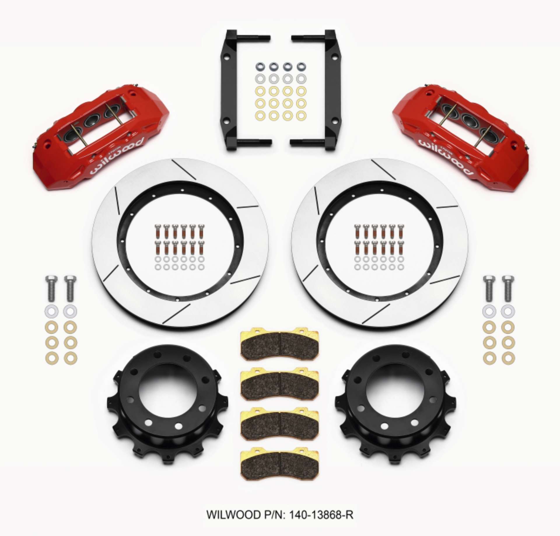 Picture of Wilwood TX6R Rear Kit 15-50in Red 2005-2012 Ford F250-F350 4WD