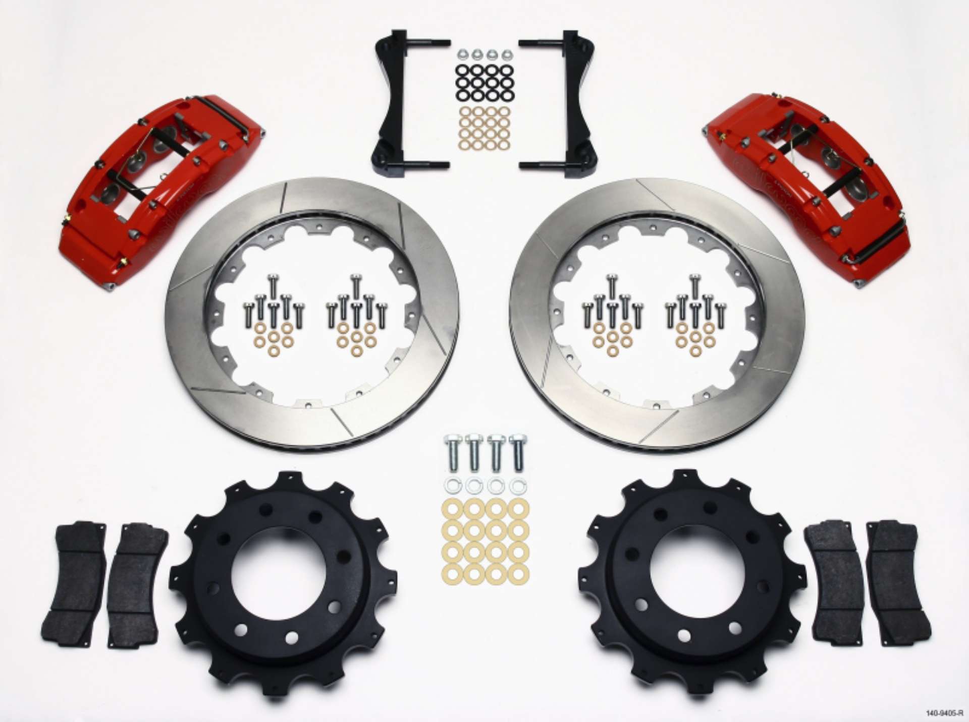 Picture of Wilwood TC6R Rear Kit 16-00in Red 1999-2010 GM H2 - 2500 4-63 Cntr