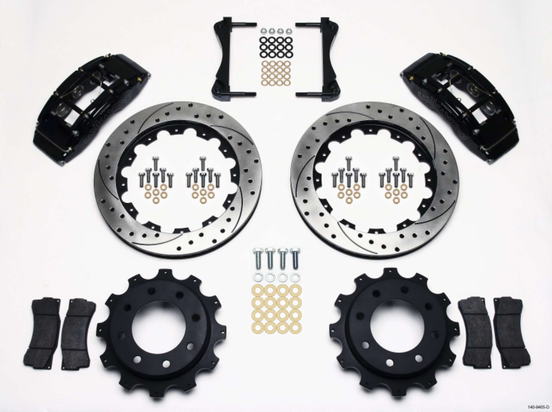 Picture of Wilwood TC6R Rear Kit 16-00in Drilled 1999-2010 GM H2 - 2500 4-63 Cntr