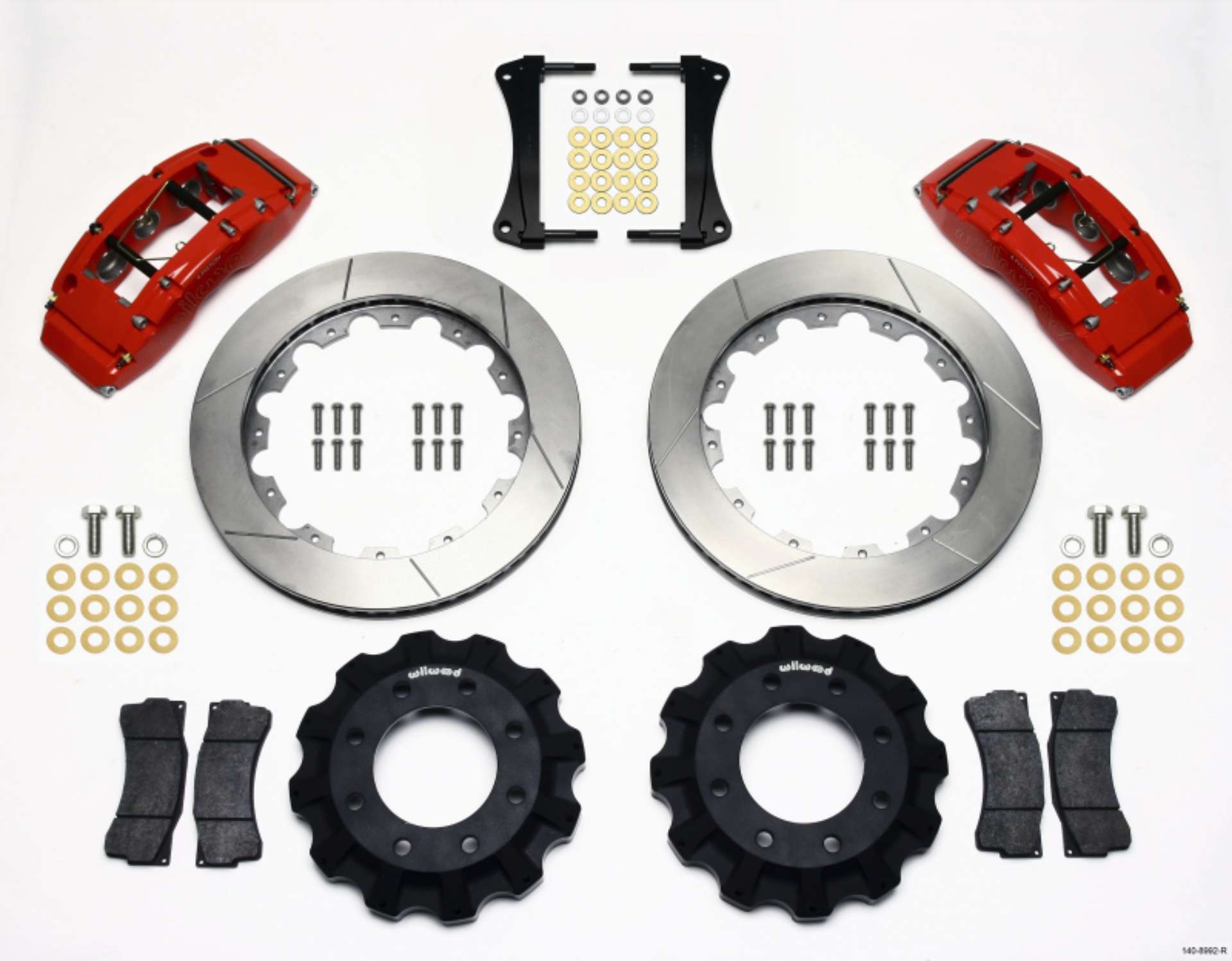 Picture of Wilwood TC6R Front Kit 16-00in Red 1999-2014 GM Truck-SUV 1500