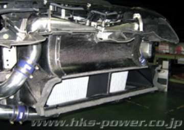 Picture of HKS 09 Nissan GTR R35 2 Core FMIC includes Carbon Air Duct and Full Piping Kits