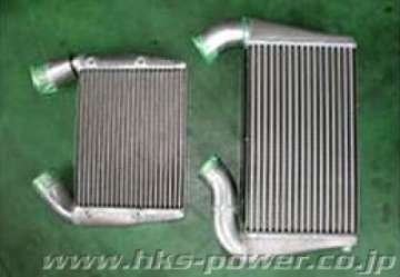 Picture of HKS 09 Nissan GTR R35 2 Core FMIC includes Carbon Air Duct and Full Piping Kits