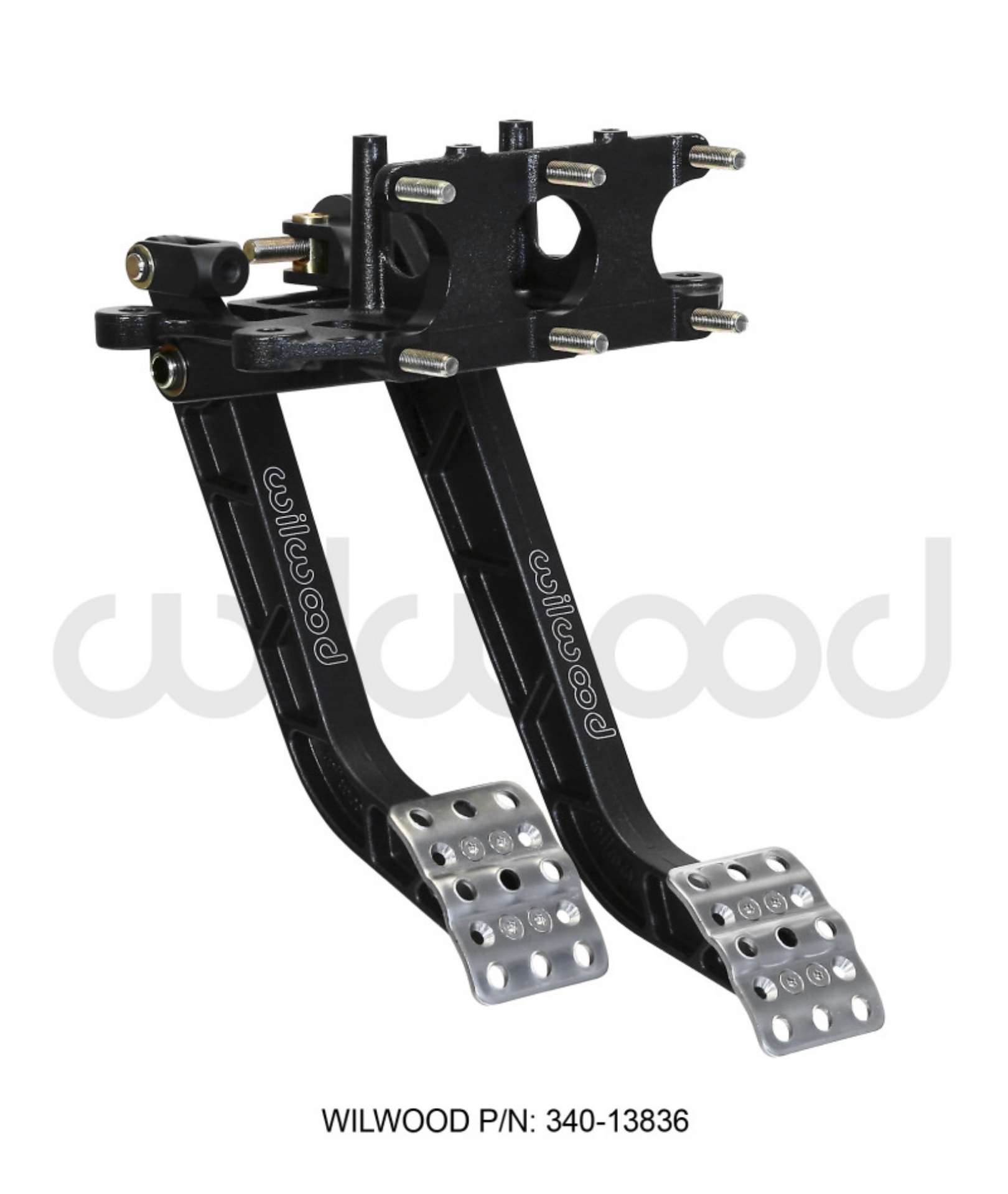 Picture of Wilwood Adjustable Dual Pedal - Brake - Clutch - Rev- Swing Mount -6-25:1 Brake 5-1:1 Clutch