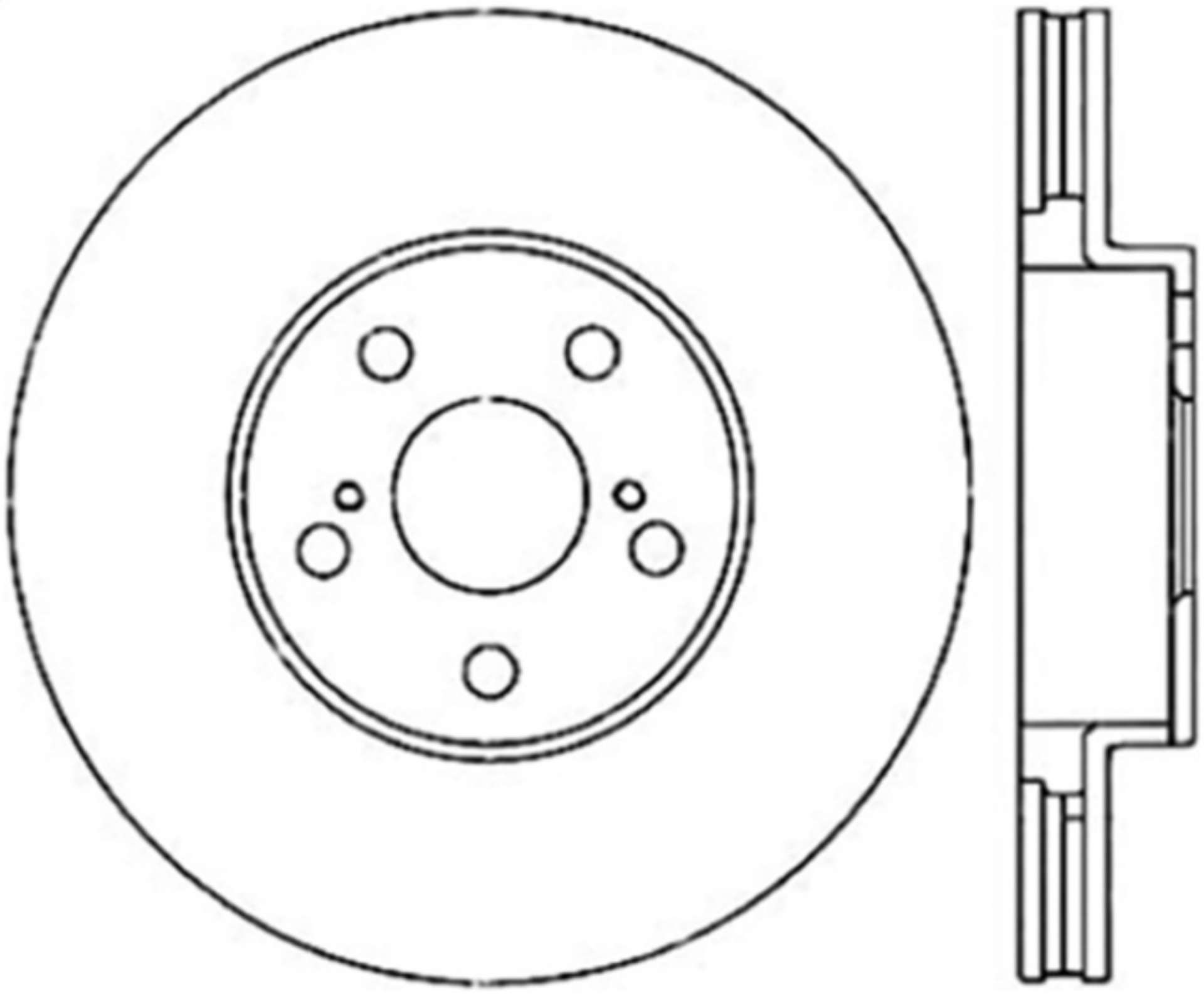 Picture of Stoptech 01-05 Toyota Celica GT & GT-S-05-09 Scion tC Front CRYO-STOP Rotor