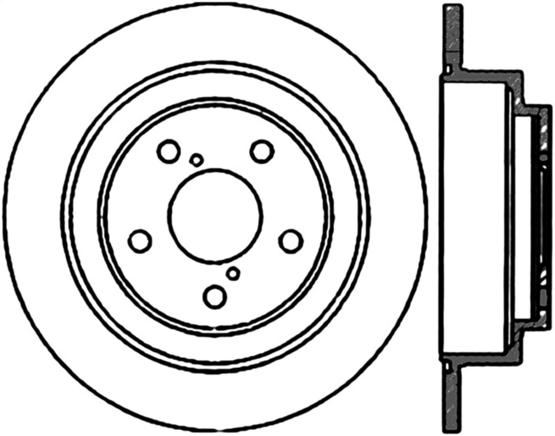 Picture of Stoptech 02-05 WRX Rear CRYO-STOP Rotor