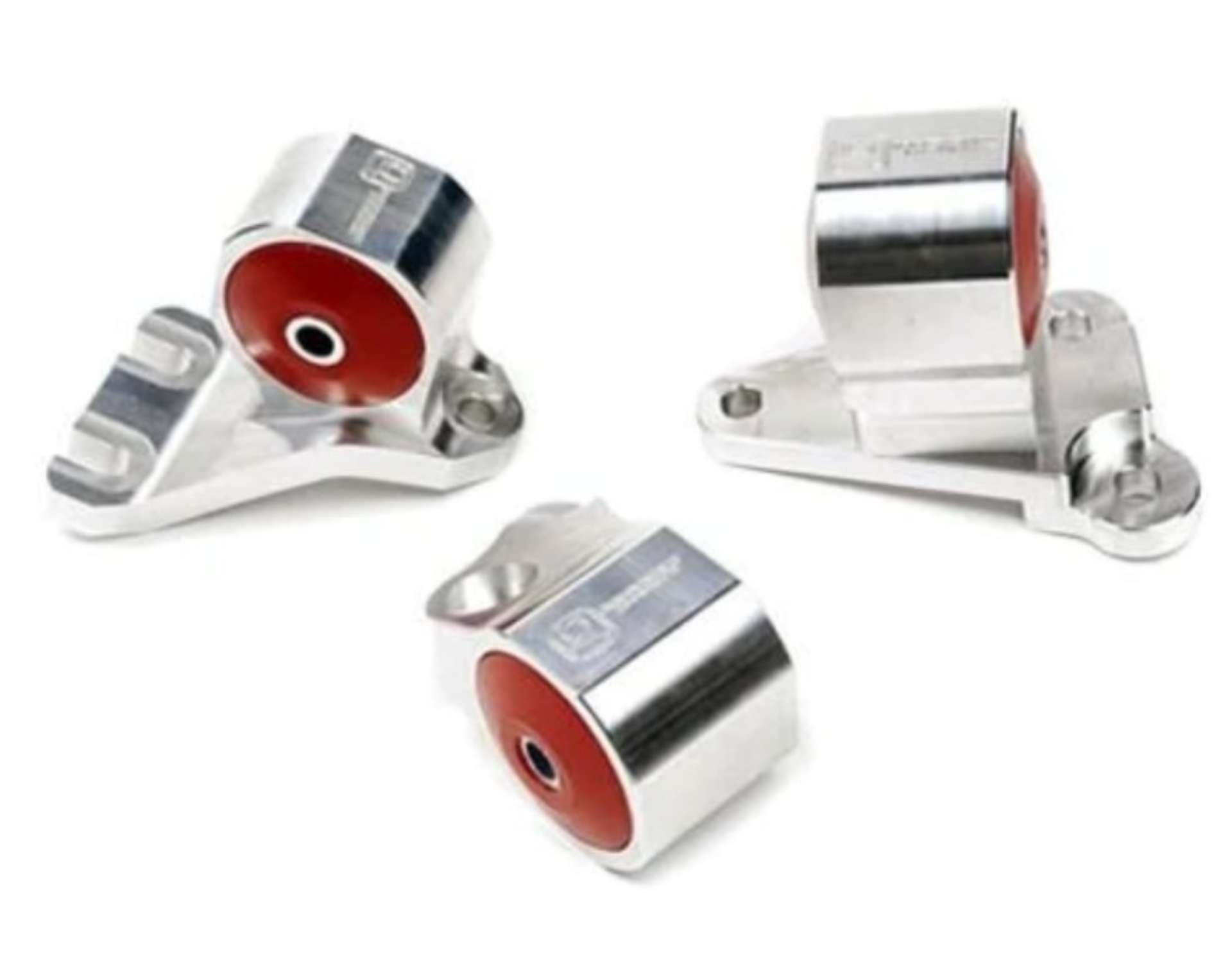 Picture of Innovative 90-91-92-93 Acura Integra GS-R Silver Aluminum Billet Mount Kit 95A Bushings Cable