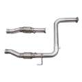 Picture of Kooks 07+ Toyota Tundra 1-7-8in x 3in Stainless Steel Long Tube Headers w- 3in OEM Catted Connection