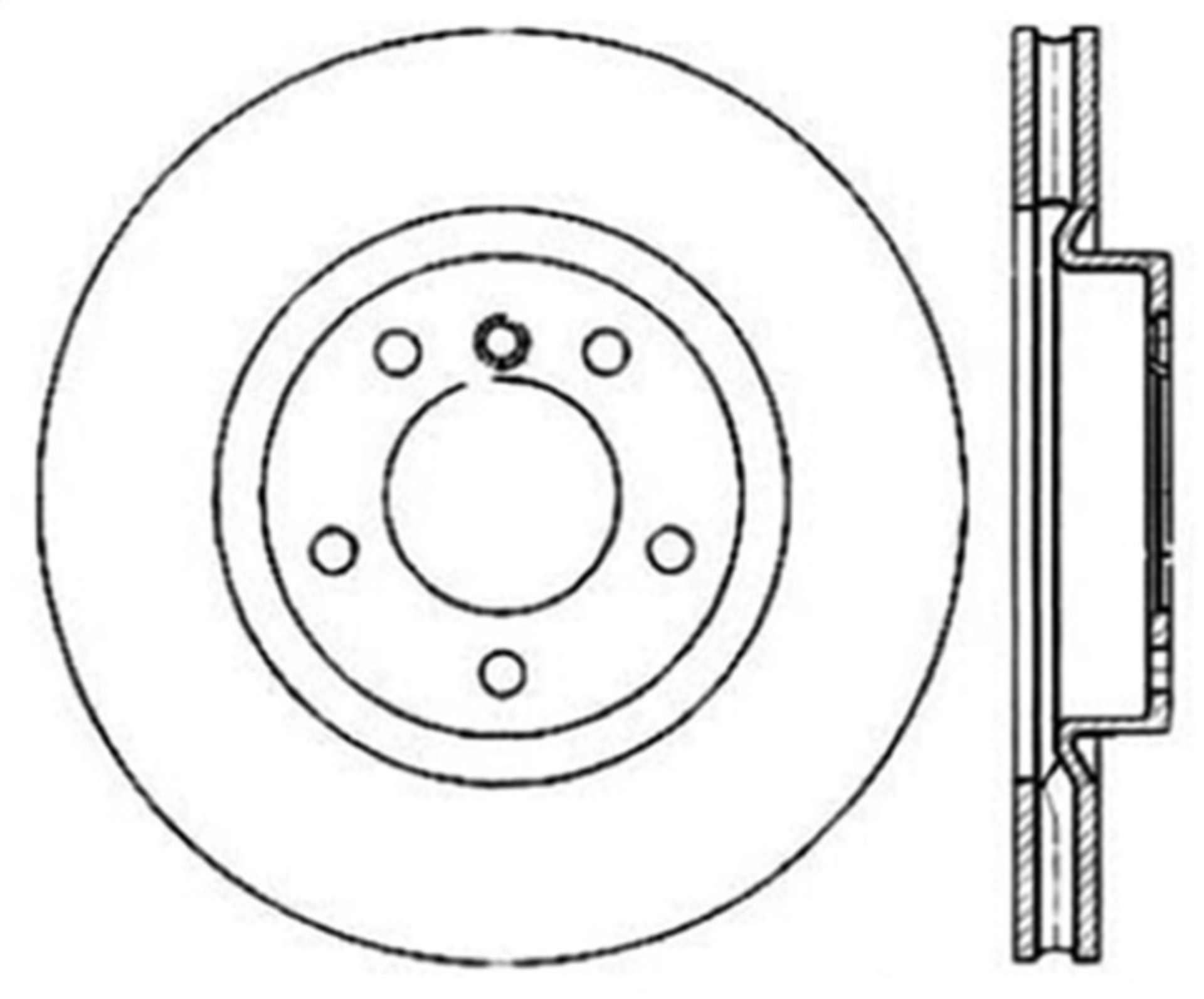 Picture of StopTech 95-99 BMW M3 E36 - 98-02 Z3 M Series Front Left Cryo Sport Slotted Rotor