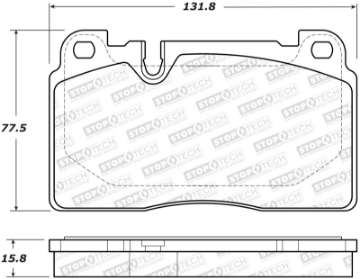 Picture of StopTech 07-15 Audi Q7 Street Performance Front Brake Pads