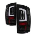 Picture of Spyder 07-09 Dodge Ram 2500-3500 V3 Light Bar LED Tail Lights - Black ALT-YD-DRAM06V3-LBLED-BK