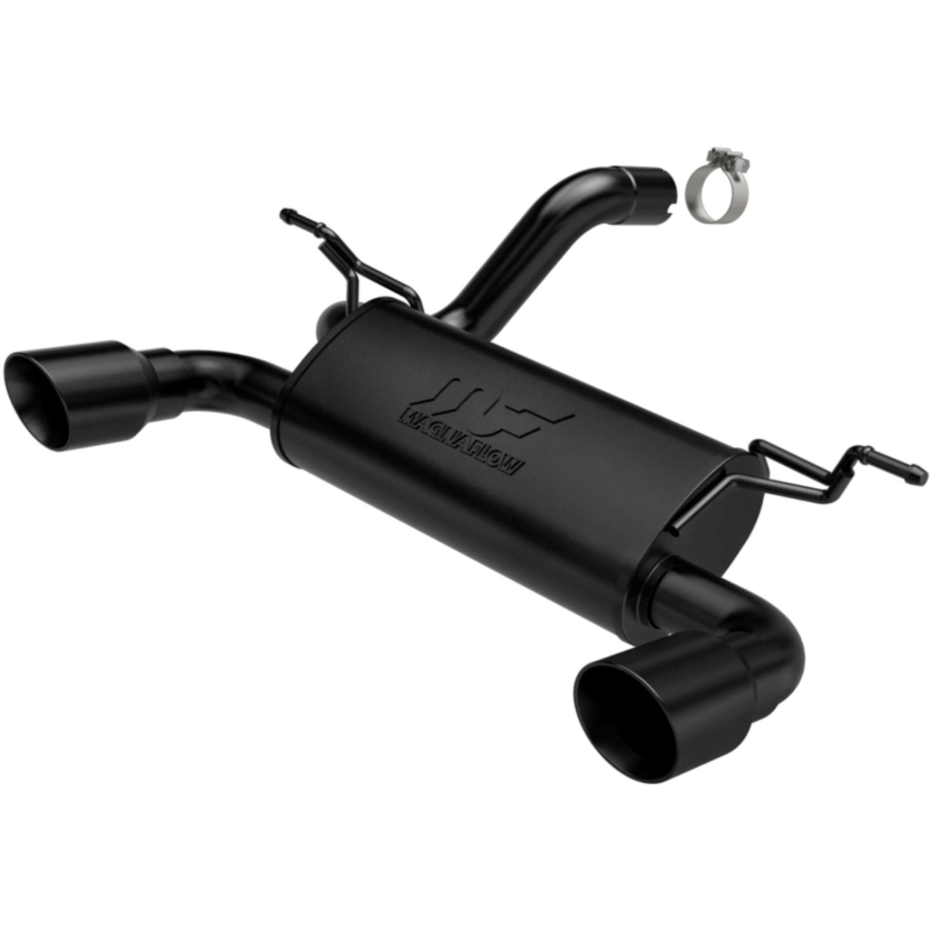 Picture of MagnaFlow 2018+ Jeep Wrangler 3-6L Dual Black Tip Axle-Back Exhaust