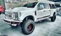 Picture of N-Fab M-RDS Front Bumper 2017 Ford F250-F350 Super Duty - Tex- Black w-Silver Skid Plate