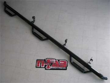 Picture of N-Fab Nerf Step 02-08 Dodge Ram 1500-2500-3500 Quad Cab 6-4ft Bed - Tex- Black - Bed Access - 3in