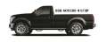 Picture of N-Fab Nerf Step 02-08 Dodge Ram 1500-2500-3500 Regular Cab 8ft Bed - Gloss Black - Bed Access - 3in