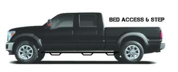 Picture of N-Fab Nerf Step 05-15 Toyota Tacoma Double Cab 6ft Bed - Gloss Black - Bed Access - 2in