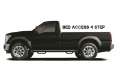 Picture of N-Fab Nerf Step 99-16 Ford F-250-350 Super Duty Regular Cab 8ft Bed - Gloss Black - Bed Access - 3in