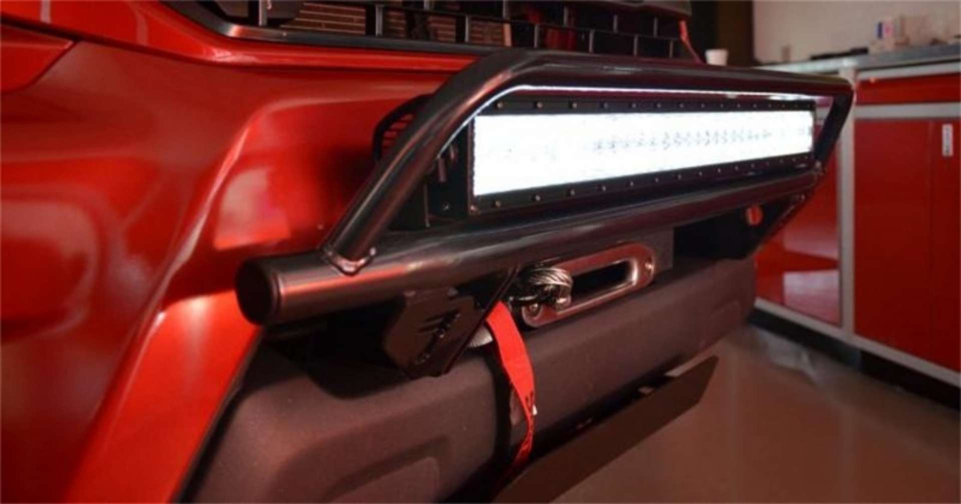 Picture of N-Fab Off Road Light Bar 14-17 Toyota Tundra - Gloss Black