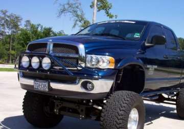 Picture of N-Fab Pre-Runner Light Bar 02-08 Dodge Ram 2500-3500 02-03 1500 - Gloss Black