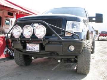 Picture of N-Fab Pre-Runner Light Bar 09-14 Ford F150-Lobo-Raptor - Gloss Black