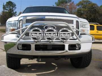 Picture of N-Fab Pre-Runner Light Bar 99-07 Ford F250-F350 Super Duty-Excursion - Gloss Black