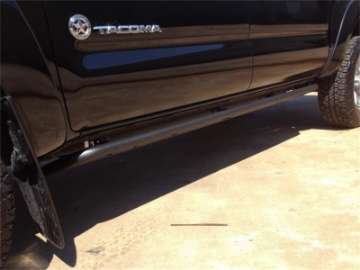 Picture of N-Fab RKR Rails 05-15 Toyota Tacoma Double Cab - Tex- Black - 1-75in