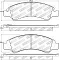 Picture of StopTech 08-17 Cadillac Escalade Street Performance Front Brake Pads