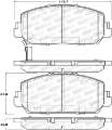 Picture of StopTech 13-18 Acura RDX Street Performance Front Brake Pads