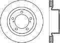 Picture of StopTech 08-11 Lexus LX570 Slotted & Drilled Front Right Rotor