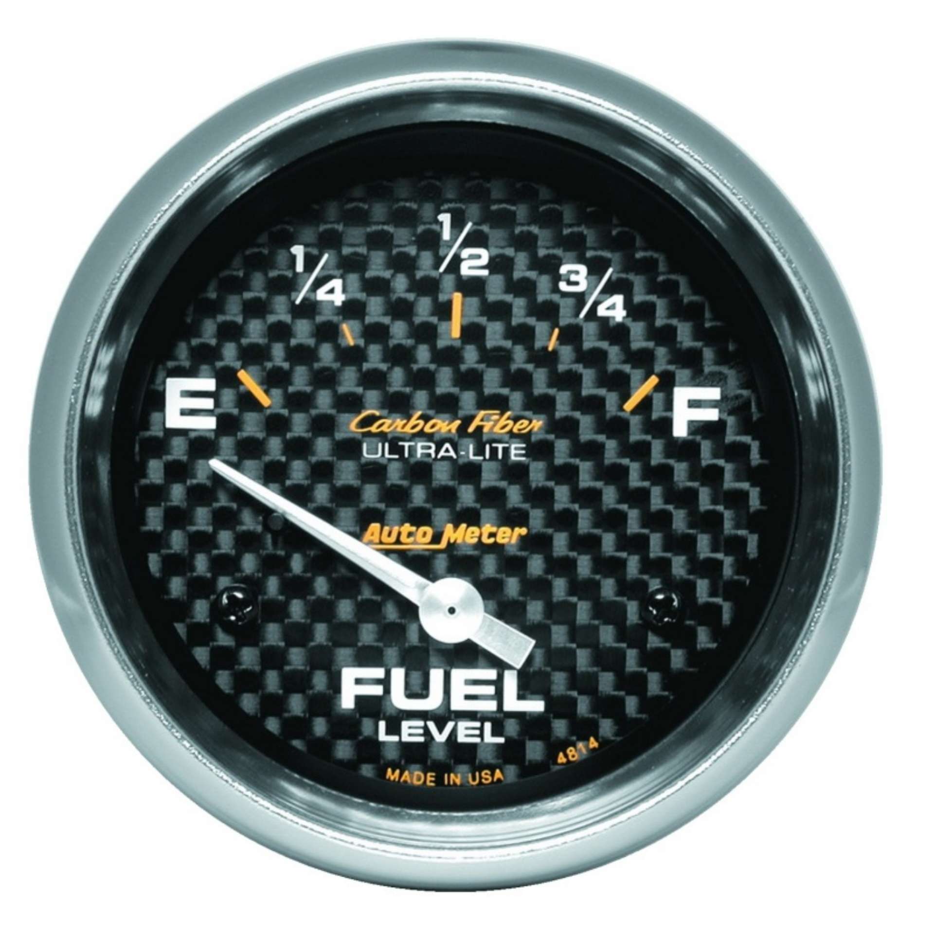 Picture of AP 65+ GM 2-5-8in Fuel Level Carbon Fiber Electric Gauge Pod