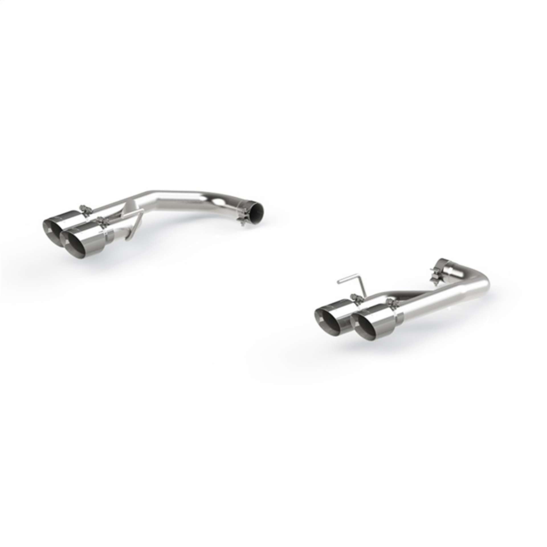 Picture of MBRP 18-20 Ford Mustang GT 2-5in T304 Non Active Dual Axle Back Exhaust System - 4in Dual Wall Tips