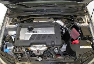 Picture of K&N 05-06 Kia Spectra L4-2-0L Polished Typhoon Short Ram Intake