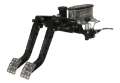 Picture of Wilwood Adjustable-Tandem Dual Pedal - Brake - Clutch - Fwd- Swing Mount - 6-25:1 - Black E-Coat