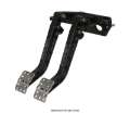 Picture of Wilwood Adjustable-Tandem Dual Pedal - Brake - Clutch - Fwd- Swing Mount - 6-25:1 - Black E-Coat