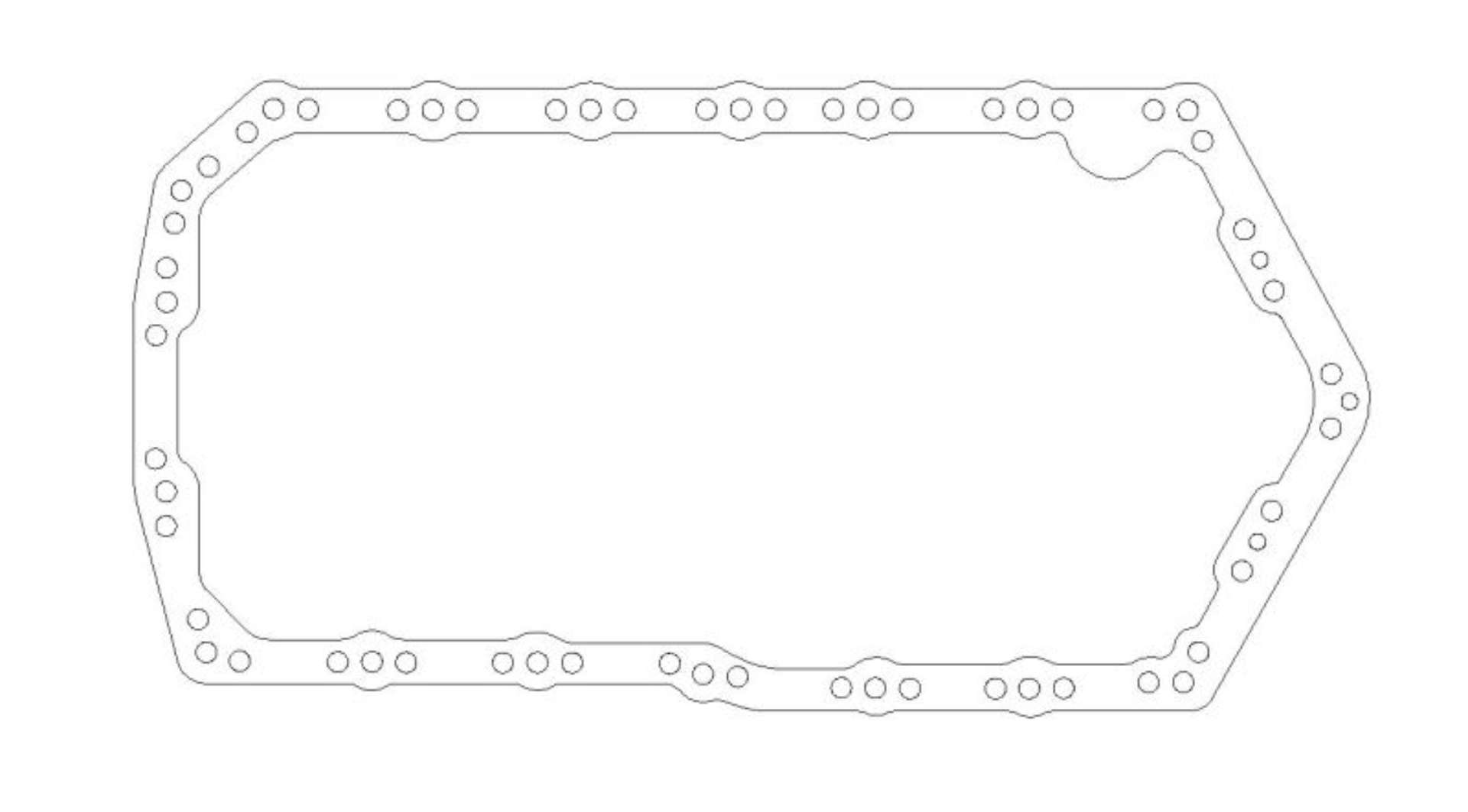 Picture of Cometic Buick V6 20 Bolt -094in KF Oil Pan Gasket