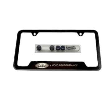 Picture of Ford Racing Stainless Steel Ford Performance License Plate Frame - Black