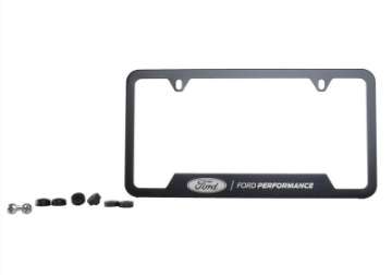 Picture of Ford Racing Stainless Steel Ford Performance License Plate Frame - Black