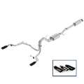 Picture of Ford Racing 15-18 F-150 5-0L Cat-Back Sport Exhaust System - Rear Exit Black Chrome Tips