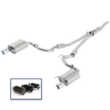 Picture of Ford Racing 2018 Mustang 2-3L Ecoboost Cat-Back Sport Exhaust System w-Chrome Tips