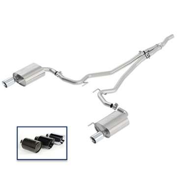 Picture of Ford Racing 2018 Mustang 2-3L Ecoboost Cat-Back Touring Exhaust System w-Chrome Tips